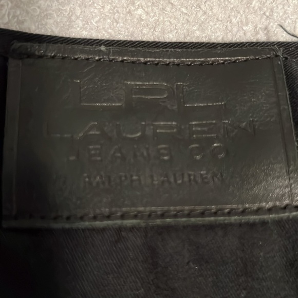 Ralph Lauren Genuine women’s by RL Black 100% cotton mid calf jeans/Capri - Picture 3 of 5